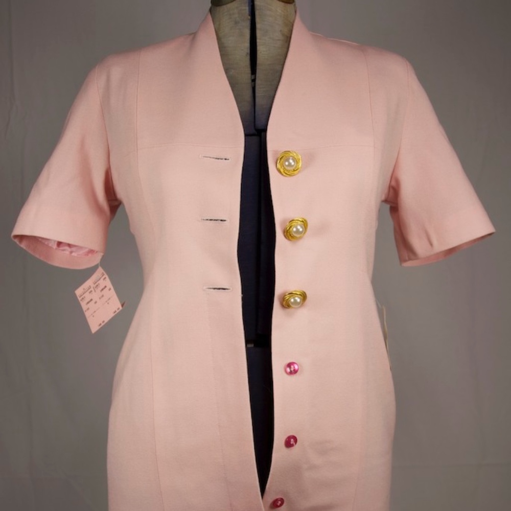 Nordstrom Pink Petite Wool Dress